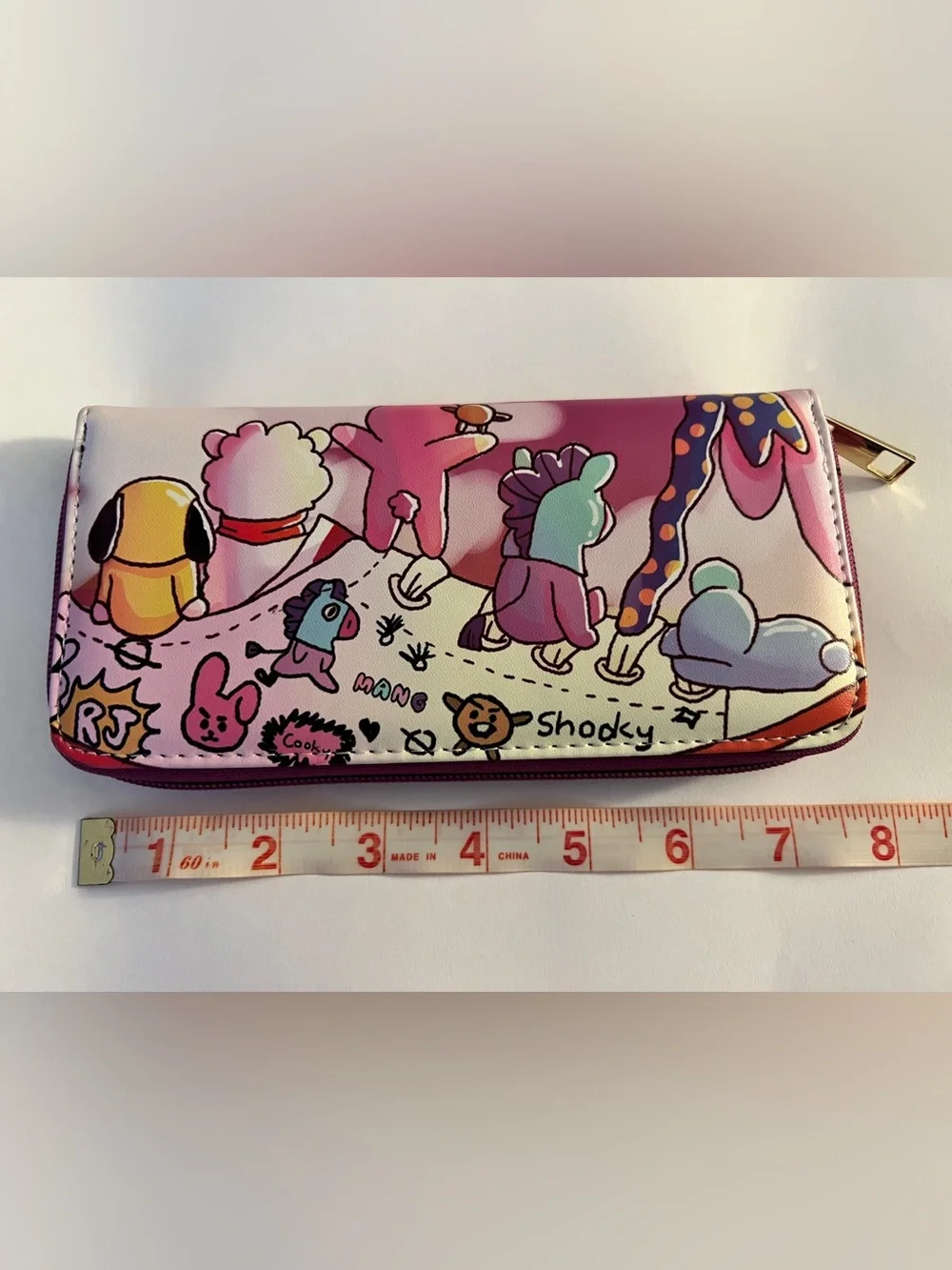 LINE FRIENDS X BTS BT21 Zipper Wallet